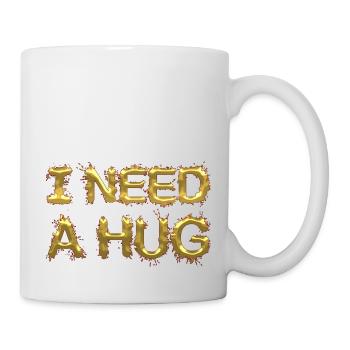J’ai besoin d’un câlin - Mug blanc - blanc - Droite