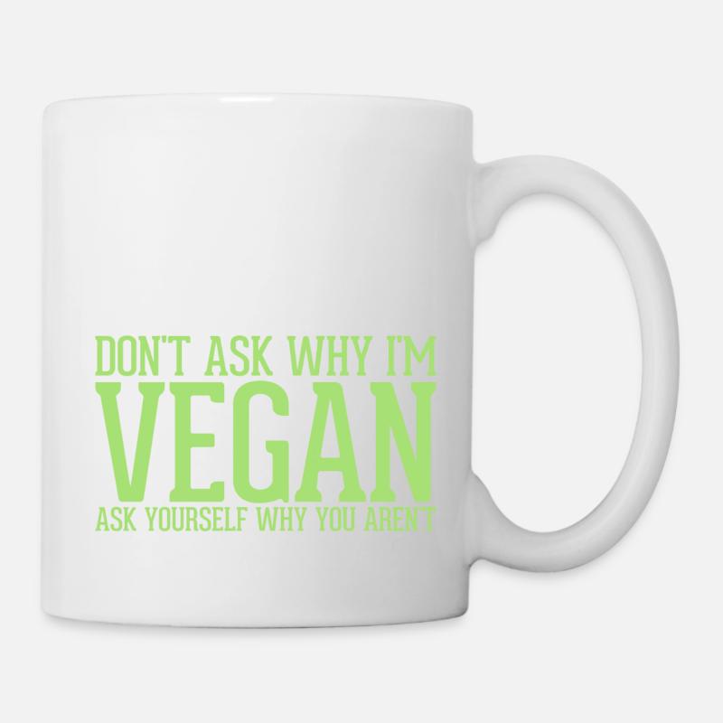 Dont ask Vegan - Mug blanc - blanc