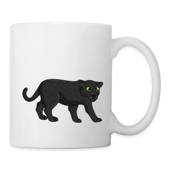 Panther - Tasse - Weiß - Rechts
