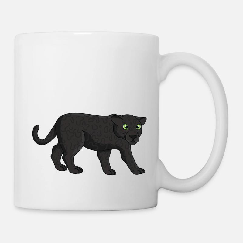 Panther - Tasse - Weiß