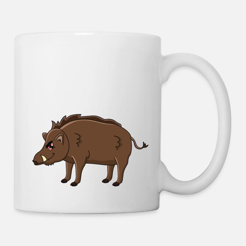 Wild boar - Mug - white