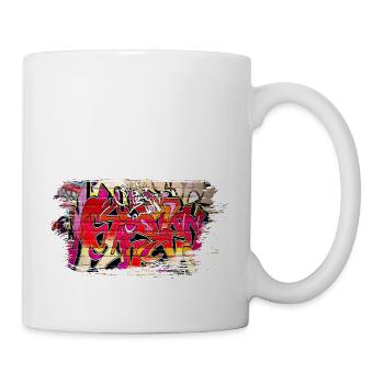Graffiti - Tasse - Weiß - Rechts