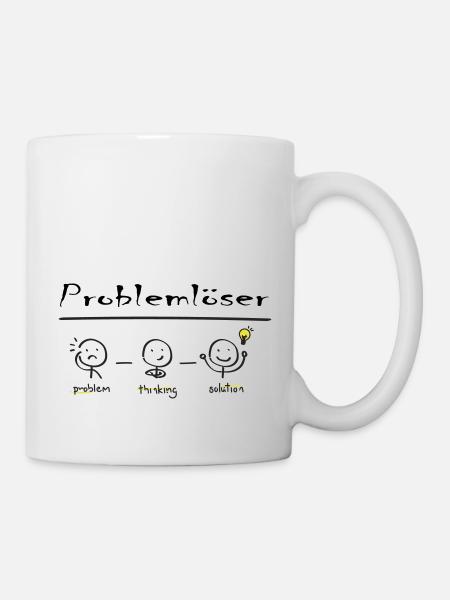 Problemlöser - Tasse - Weiß