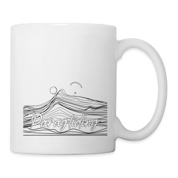 Paragling Lineart Slide Ski - Mug - white - Right
