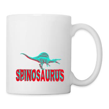 Dinosaurier Spinosaurus - Tasse - Weiß - Rechts