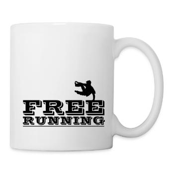 Parkour und Freerunning - Tasse - Weiß - Rechts