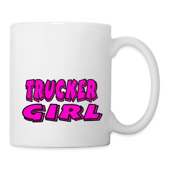 Trucker Girl - Tasse - Weiß - Rechts