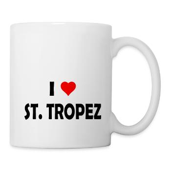 I love St. Tropez - France - Frankreich - Tasse - Weiß - Rechts