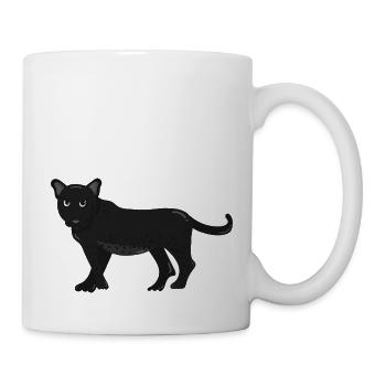 Panthères - Mug blanc - blanc - Droite