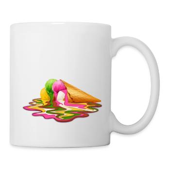 Eis - Tasse - Weiß - Rechts
