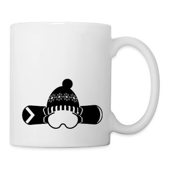 Snowboard Snowboarder - Tasse - Weiß - Rechts