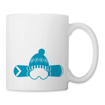 Snowboard Snowboarder - Mug blanc - blanc - Droite