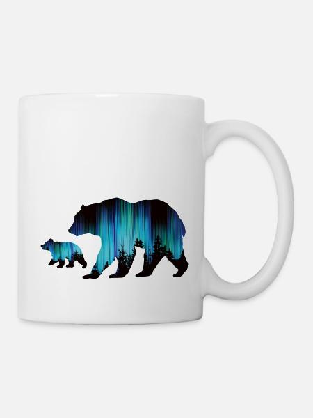 Idée cadeau Conservation de la nature Protection du climat Environnement - Mug blanc - blanc