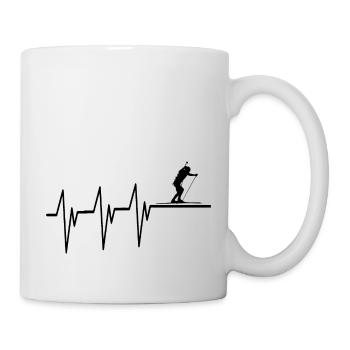 Biathlon Ski - Mug - white - Right