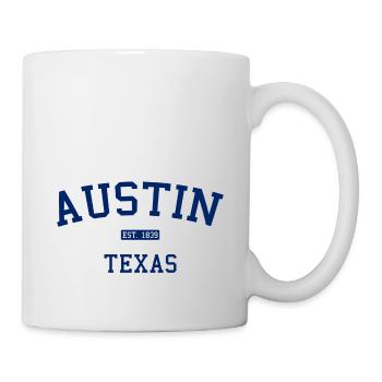 Austin - Texas - États-Unis - États-Unis d’Amérique - Mug blanc - blanc - Droite