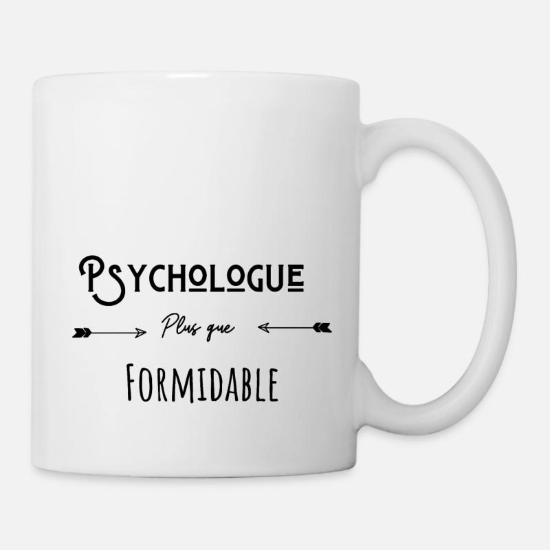 Psychologue plus que formidable cadeau humour - Mug blanc - blanc