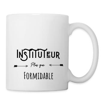 Instituteur plus que formidable cadeau original - Mug blanc - blanc - Droite