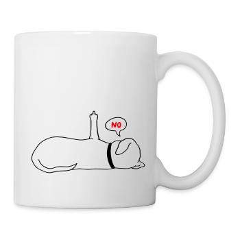 Lazy Dog Dog Lover Dog Owner Saying - Mug - white - Right