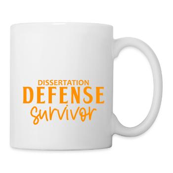 Dissertation Soutenance Survivant 6 - Mug blanc - blanc - Droite