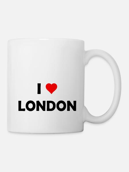 I love London - Great Britain - UK United Kingdom - Tasse - Weiß