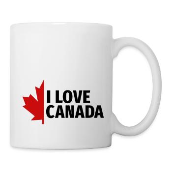 I love Canada Maple Leaf Canada Vancouver Ottawa - Mug - white - Right