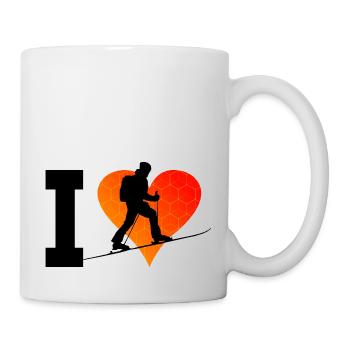 Ski Alpinisme Ski de randonnée Ski De randonnée Hommes - Mug blanc - blanc - Droite