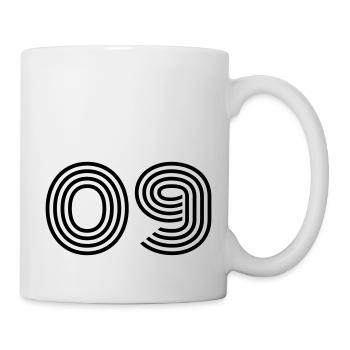 09 Streifen - Tasse - Weiß - Rechts