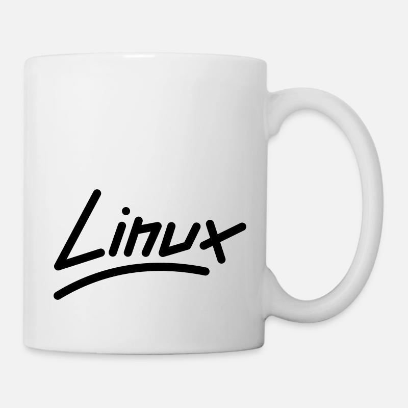 Linux - Vektor - Tasse - Weiß