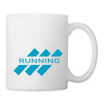 Marathon Running Run jogging - Mug - white - Right