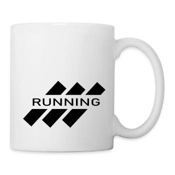 Marathon Running Run jogging - Mug - white - Right