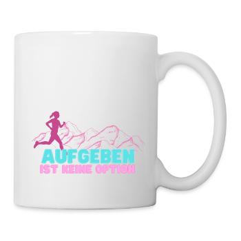 Lauf shirt Team rennen muddy run obstacle matsch - Tasse - Weiß - Rechts