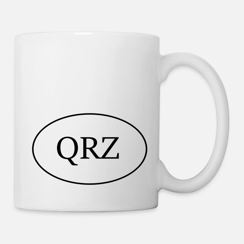 QRZ-Amateurfunkfrage Amateurfunk - Tasse - Weiß