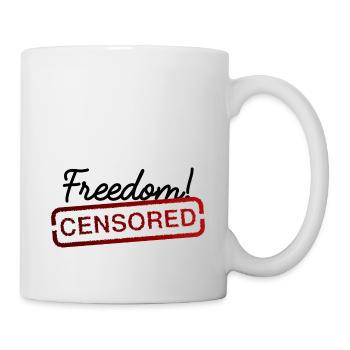CENSORED FREEDOM - Mug - white - Right