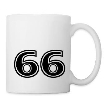 66 - Tasse - Weiß - Rechts
