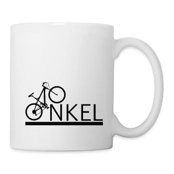 ONKEL Fahrrad Mountainbike Radeln bester Onkel - Tasse - Weiß - Rechts