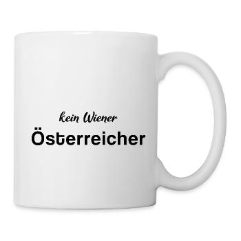 Österreicher kein Wiener Österreicher - Tasse - Weiß - Rechts