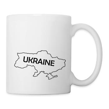 Ukraine Outline - Mug - white - Right