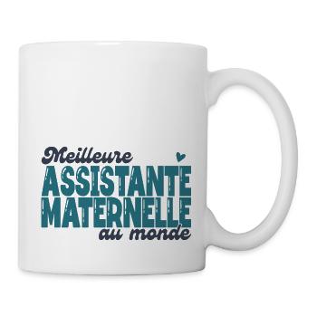 la meilleure assistante maternelle au monde - Mug blanc - blanc - Droite