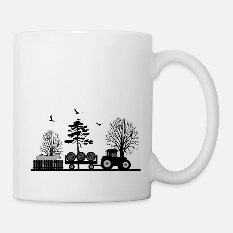 Traktor - Tasse - Weiß
