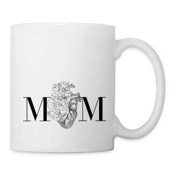 Mom Heart - Mug - white - Right