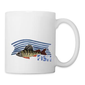 Poisson - Mug blanc - blanc - Droite