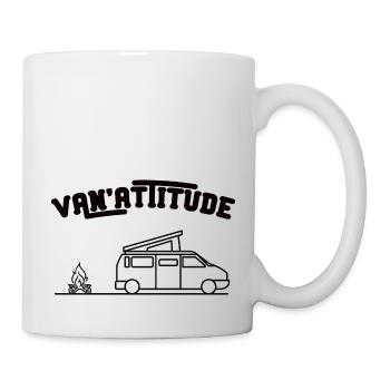 Van attitude cadeau humour van camping car - Mug blanc - blanc - Droite