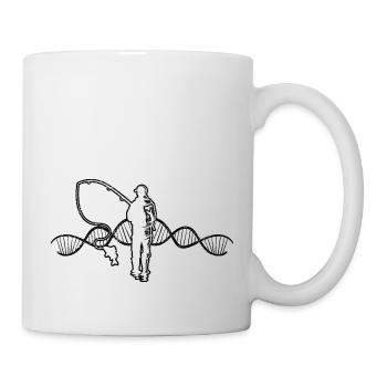 Pêche Pêcheur Pêche Pêche Hameçons de pêche - Mug blanc - blanc - Droite