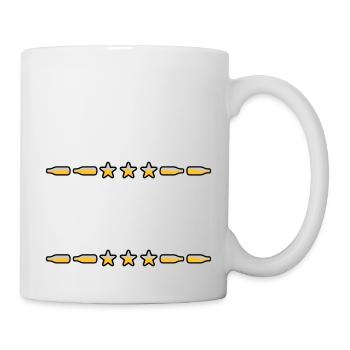 Text Frame Beer Bottles - Mug - white - Right