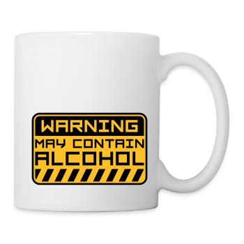 Warning May Contain Alcohol - Mug - white - Right