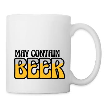 Logo May Contain Beer - Mug - white - Right