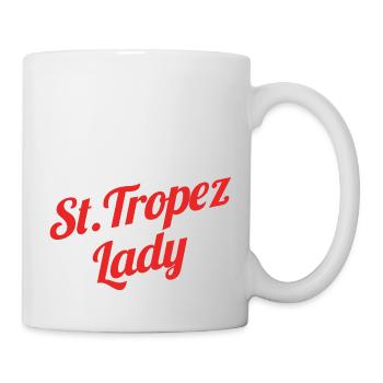 Dame de Saint-Tropez - Mug blanc - blanc - Droite