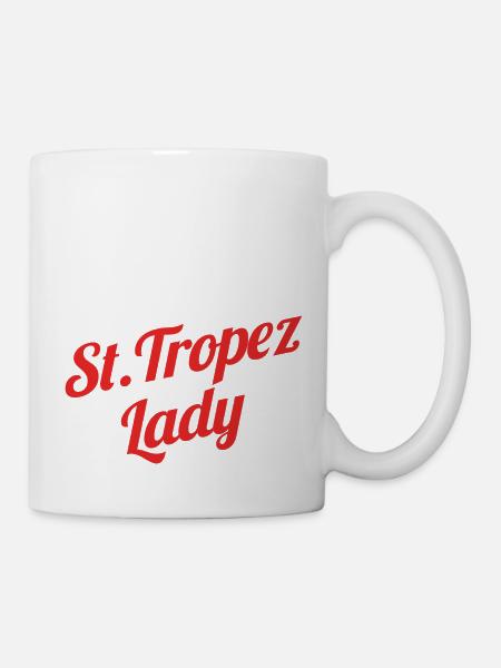 Dame de Saint-Tropez - Mug blanc - blanc