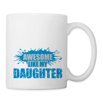 Awesome Like My Daughter - Mug - white - Right