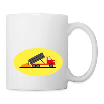 Truck - Tasse - Weiß - Rechts